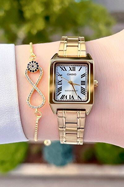 Casio Sarı Renk 24 Ay Garantili Kadın Kol Saati