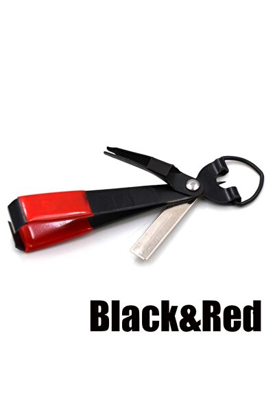 Choice Black Red Fast Tie Nail Knotter Line Cutter Clipper Nipper Hook Fishin...