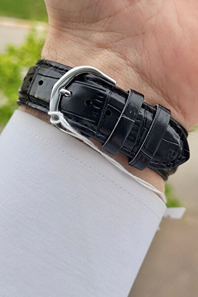 Casio Case Metalic Cord Black Color Men's Wristwatch