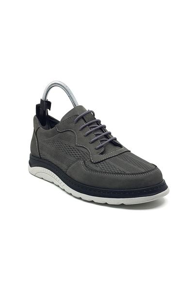 Taşpınar Ayakkabı 100% Nubuck Leather Orthopedic Men's Summer Comfortable Daily Sports Shoes 40-45