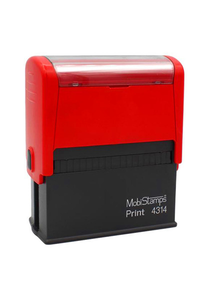 Mobistamps لباد أحمر كاشي 30x70 ملم