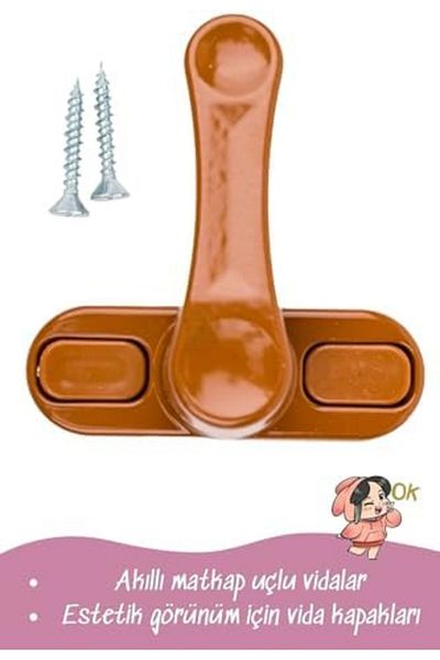 STOREMAX Ezg Home 2 Pieces Metap Κλειδαριά Ασφαλείας Παραθύρων και Πόρτας, Κλειδαριά Pimapen για παιδιά, Αντικλεπτική