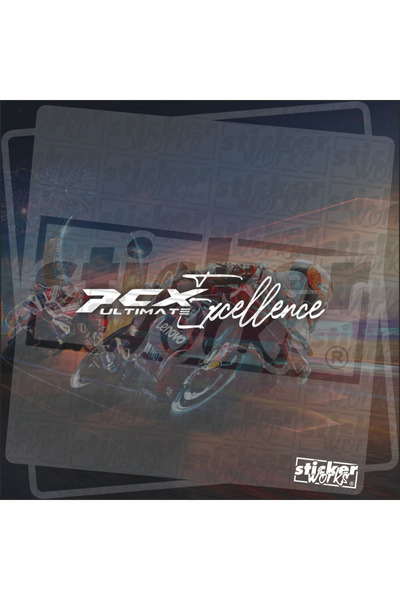 Sticker Works ملصق PCX النهائي