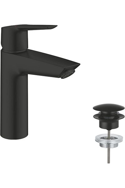 LUXE Start Quickfix Sink Faucet |   M-Size |   Water Saving |   Matte Black |   235752432 Lxshp 1055529