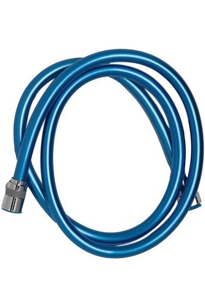 LUXE Blue Stainless Unbreakable Quality Pvc Shower Hose Compatible with All Shower Sets 1.5 Meters Lxshp 105552