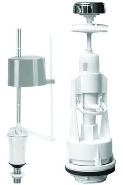 LUXE Push Water Saving Toilet Bowl Flush Cistern Inner Set Ceramic Lxshp 1055529