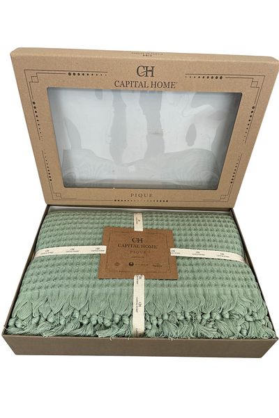 Capital Home Double Pique 100% Cotton
