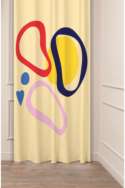 GREENDECOR Flori, frunze, dungi, model boem, design special, digital cu impri...