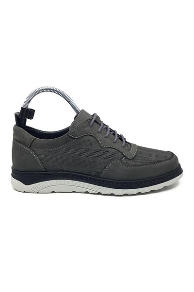 Taşpınar Ayakkabı 100% Nubuck Leather Orthopedic Men's Summer Comfortable Daily Sports Shoes 40-45