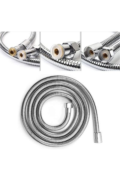 LUXE Home Spralli Braided Shower Hose (2 Meters) (200 cm) Lxshp 1055529
