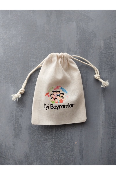 Bezza 5 Adet Baskılı Bayram Kesesi