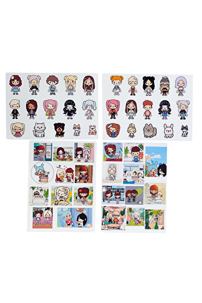 Papağan Toca Boca Sticker 4’lü