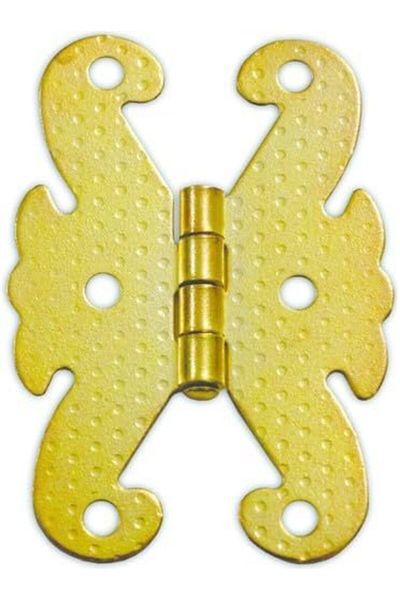 LUXE Hardware Butterfly Hinge Metal 40 * 65mm Yellow (2 Pcs) Lxshp 1055529