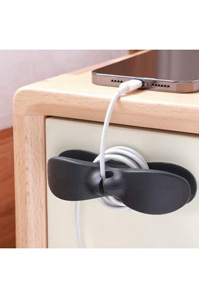 LUXE Cable Holder Silicone Cord Winder Cable Manager Clips Lxshp 1055529