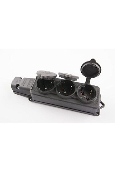STOREMAX Sbl Socket Rubber Ip44 Group 3 * 1/16A Sblshp 1064356