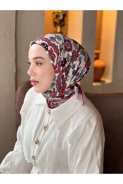 Modakaşmir Eșarfă din bumbac cu model Kay ra