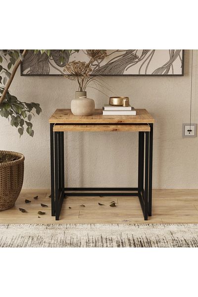 Orient 2-Piece MDF Nesting Table Set – Modern Design