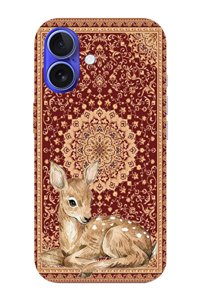 moonset Iphone 16 Uyumlu Ceylan Tasarımlı Baskılı Şeffaf Telefon Kılıfı