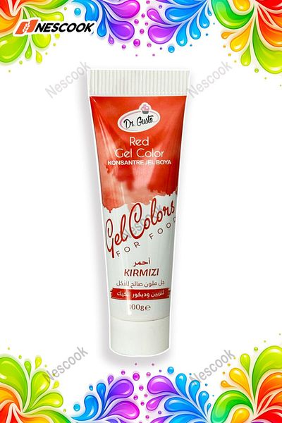 nescook Red Tube Gel Paint 100 Gr