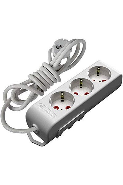 STOREMAX Ezg Mutlusan Ri-Tech Triple Grounded Group Socket, Child Proof 3 m Ezsnshop 1065757