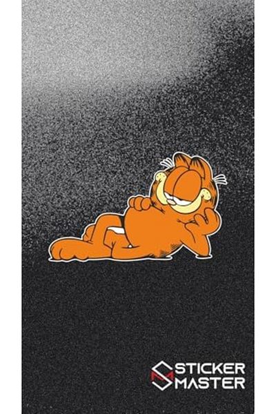 LUXE Master Garfield Motorcycle, Helmet, Laptop, Motor and Automobile Vehicle Sticker 13 X 8 cm Lxshp 1055529