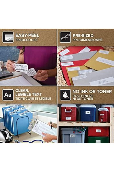 STOREMAX Ezg S0722560, Lw Name Card Label, (89X41 mm) 300 Labels/Pack (11356) Ezsnshop 1065757