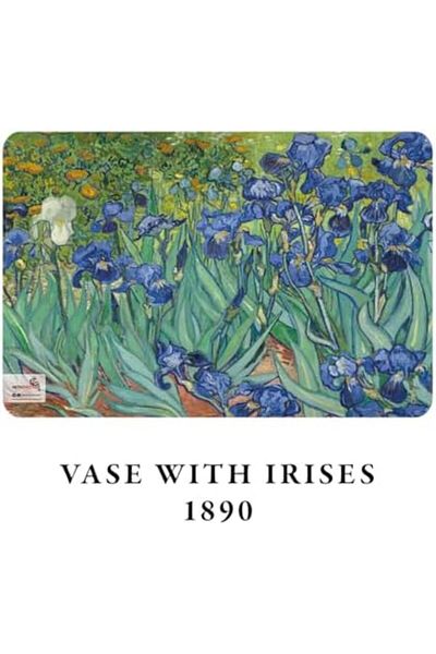 LUXE A5, Van Gogh Set of 4 Notebooks Iii, Unlined, Total 256 Pages, 64 Pages Each