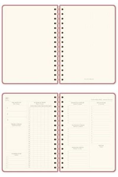 STOREMAX Ezg Spiral Linen Timeless Planner Agenda Pink Ezsnshop 1065757