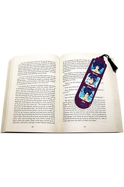 LUXE Gift Gift Metal Tasseled Bookmark Set (Zodiac Girls) Lxshp 1055529