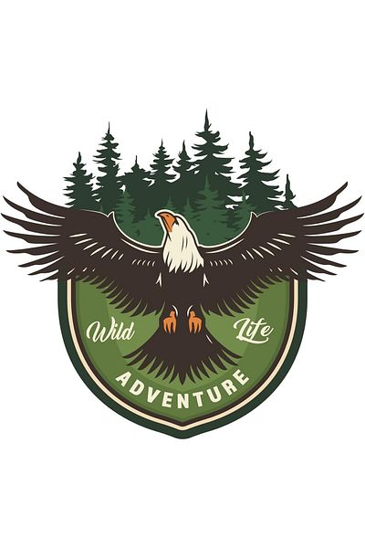LUXE Accessory Adventure Camping Off Road Sticker Eagle Eagle Sticker 11 X 10 cm Lxshp 1055529
