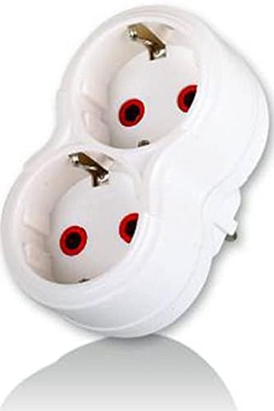 STOREMAX Sbl Fetih 101-02P 2-Piece Grounded Daisy Golyat Double Socket Multiplier 1410 Sblshp 1064356
