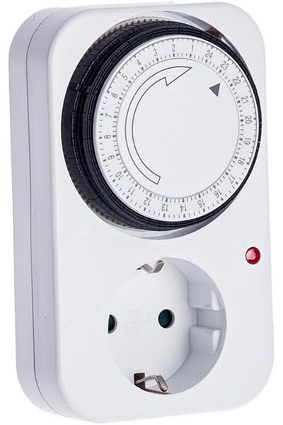 STOREMAX Sbl Watt Mechanical Daily Time Adjustable Socket, Water Adjustable, for Incubation, Garden Watering, Lighting