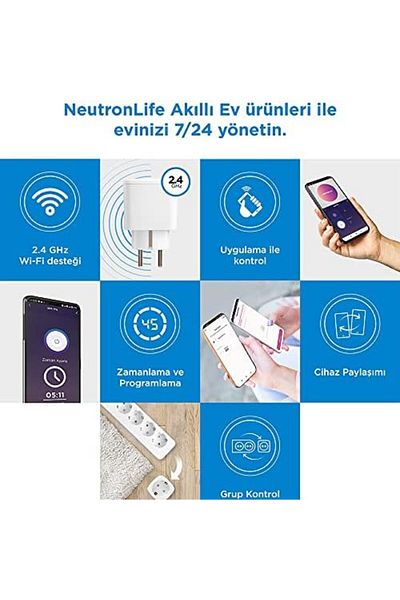 STOREMAX Sbl Smart Wi-Fi Supported 16A Current Protected Single Socket - Control Via Application Ntl-Sw01 16