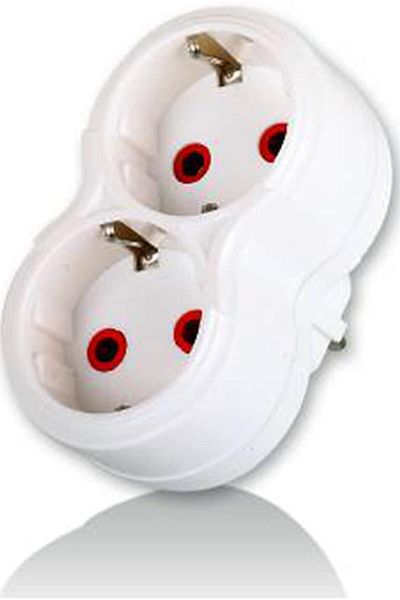 STOREMAX Sbl Fetih 101-02P 2-Piece Grounded Daisy Golyat Double Socket Multiplier 1410 Sblshp 1064356