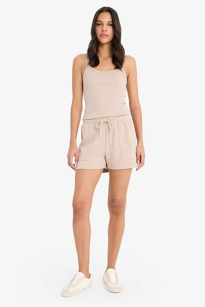 DeFacto New Season Slim Fit Slim Fit Basic Plain Round Neck Ribbed Camisole Undershirt