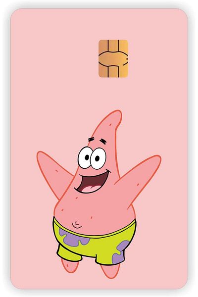 LUXE Accessory Patrick Star Card Coating Sticker Card Sticker Lxshp 1055529