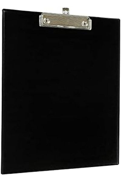 LUXE Plastic - A4 Secretarial with Lid Black, Memo Pad Writing Tablet, Clipboard Lxshp 1055529