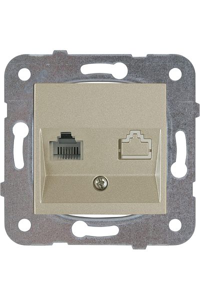 STOREMAX Ezg Novella Bronze Single Numeris Cat3 Mechanism+Buttoncover Ezsnshop 1065757