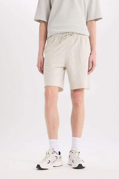 DeFacto Slim Fit Basic ίσιο σορτς με τσέπες - Slim Fit B8673ax24sm