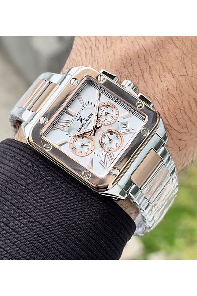 Daniel Klein Premium Men's Wristwatch 3 Atm Waterproof Stainless Steel Band