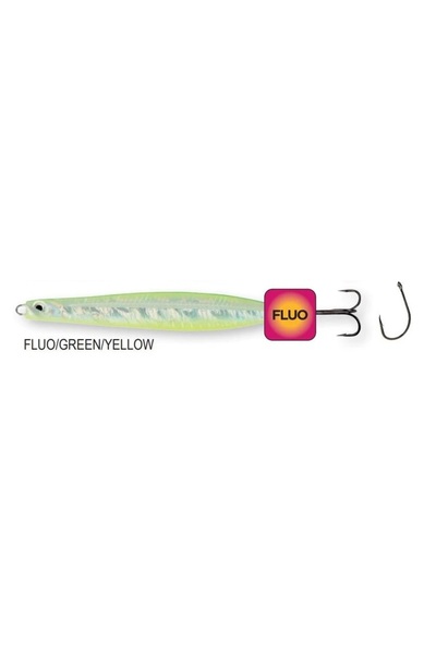 Seeker Isp 98mm 23gr Spoon Feed Fluo Green Yellow
