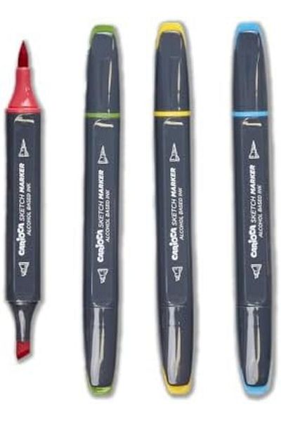 LUXE Plus Sketch Marker Double Sided Drawing Pen 10 Colors Lxshp 1055529