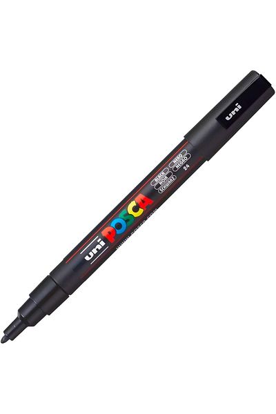 STOREMAX Rom Posca Marker Pen 3m Set 0.9-1.3 mm Felt Tip (Black) Romshp 1067323