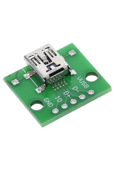 CNL Mini Usb To Dip Çevirici Pcb Usb Haberleşme Deney Prototip 5V Usb