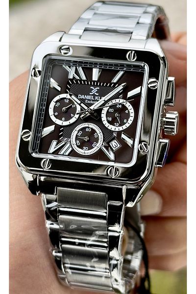Daniel Klein Premium Men's Wristwatch 3 Atm Waterproof Stainless Steel Band