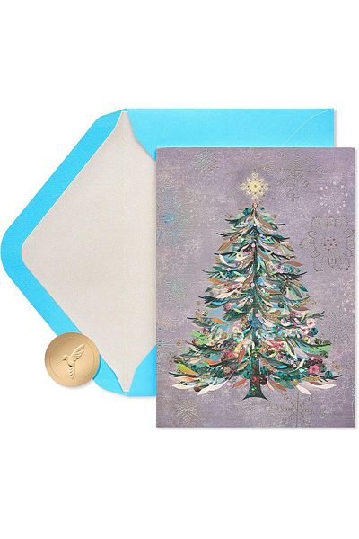 STOREMAX Sbl Cards Sonata Pastel Christmas Tree Von Papyrus 14Pk Sblshp 1064356