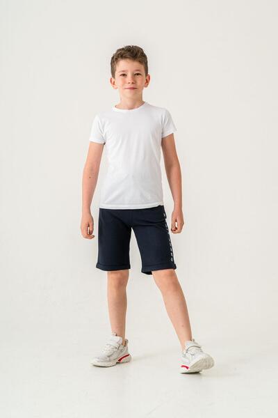 Mışıl Kids Шорти для хлопчиків з надрукованим написом «Break Limits» та кишенями ззаду