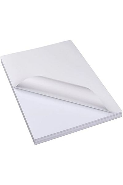 STOREMAX Ezg and Laser Compatible Sticker Strong Adhesive A4 Label Paper Matte Surface 120Gsm (20 Sheets