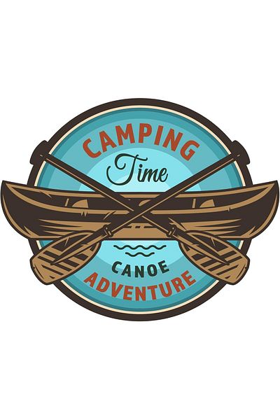 LUXE Accessory Off Road Camping Adventure Raft Kayak Marine Camping Off Road Sticker 10 X 8 cm Lxshp 1055529