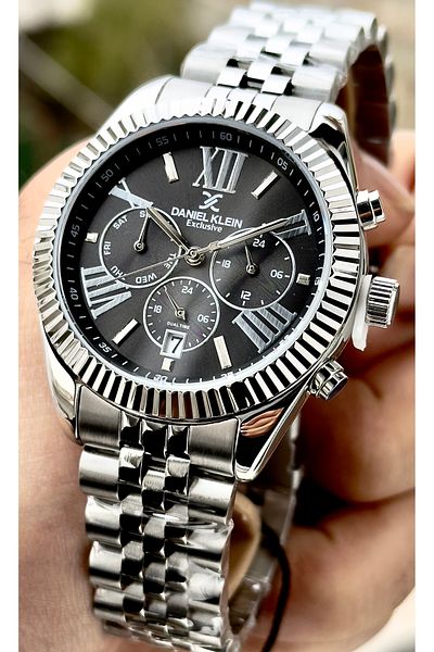 Daniel Klein Premium Men's Wristwatch 3 Atm Waterproof Stainless Steel Band